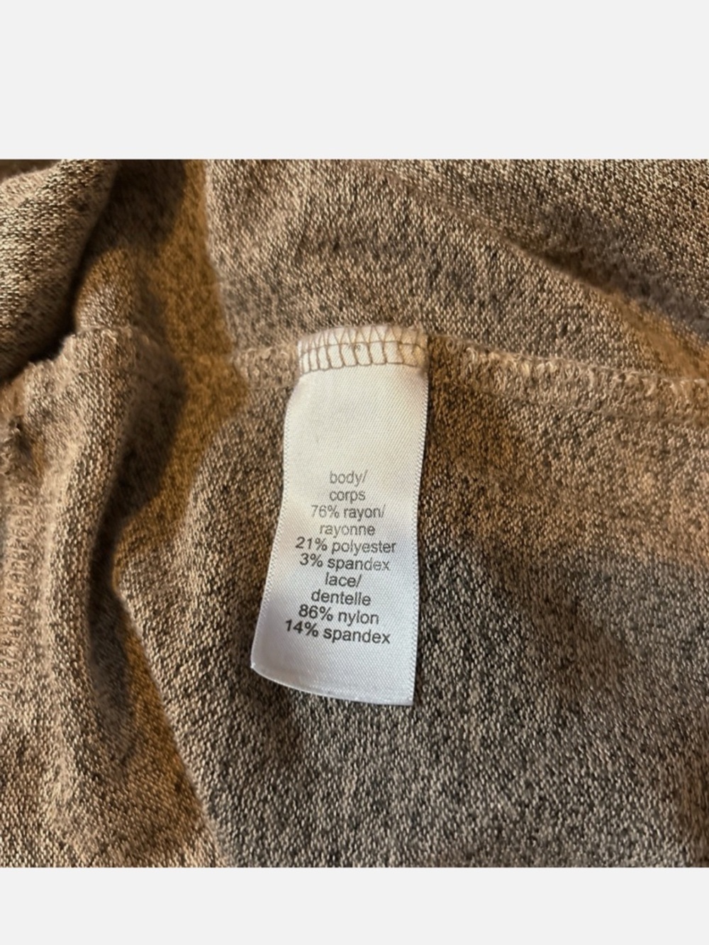 Maurices Pullover Long Sleeve Beige/Black Animal Print - Picture 5 of 7